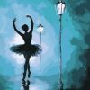 Abstract Ballet Dancer Arts Paint By Numbers