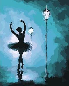 Abstract Ballet Dancer Arts Paint By Numbers