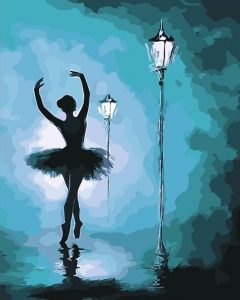 Abstract Ballet Dancer Arts Paint By Numbers