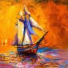 Abstract Boat Paint By Numbers