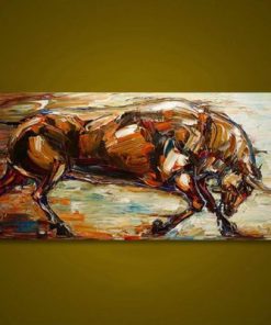 Abstract Bull Paint By Numbers