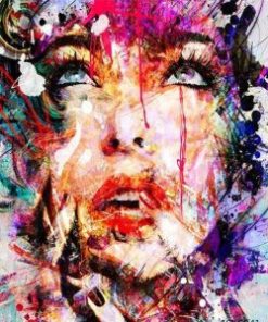 Abstract Girl Paint By Numbers