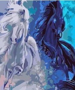 Abstract Horses Paint By Numbers