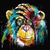 Abstract Monkey Animals Paint By Numbers