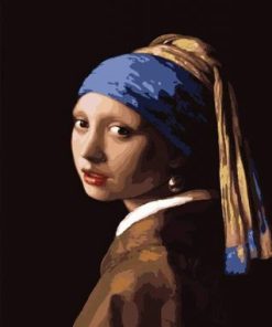 Abstract Vermeer Paint By Numbers