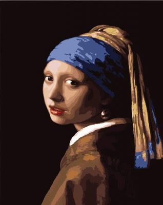 Abstract Vermeer Paint By Numbers