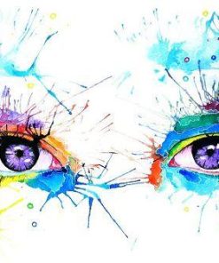 Abstract Eyes Paint By Numbers