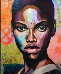 African Girl Paint By Numbers