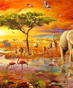 African Savanna Paint By Numbers