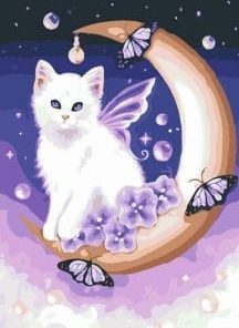 Angel Cat Animal Paint By Numbers