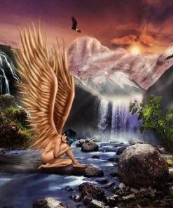 Waterfall Angel Paint By Numbers