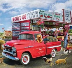 Animals on Truck Paint By Numbers