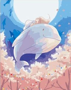 Anime Whale Paint By Numbers