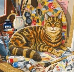 Artistic Cat Paint By Numbers