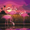 Artistic Flamingo Paint By Numbers