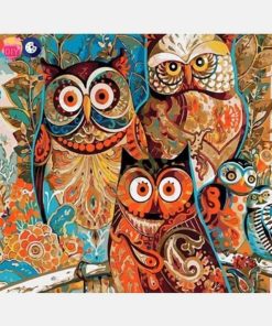 Artistic Owl Paint By Numbers