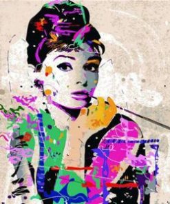 Audrey Hepburn Actress Paint By Numbers