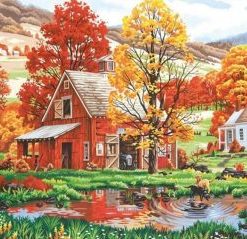 Autumn Farmhouse Paint By Numbers