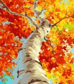 Autumn Tree Paint By Numbers