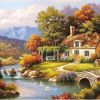 Autumn farm Landscape Paint By Numbers