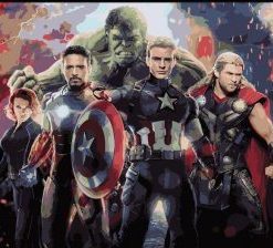 Avengers Superheroes Paint By Numbers