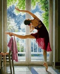 Ballerina Balcony Paint By Numbers