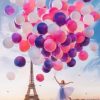 Balloons Paris Paint By Numbers