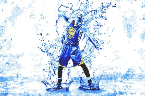 Basketballer Curry Paint By Numbers