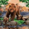 Bears Family Paint By Numbers