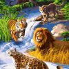 Big Cats Paint By Numbers