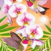 Birds on Flowers Paint By Numbers