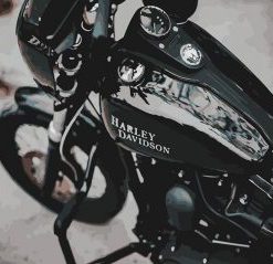 Black Motorcycle Paint By Numbers