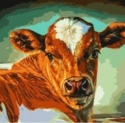 Blonde Cow Paint By Numbers