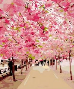 Blossom Landscape Paint By Numbers