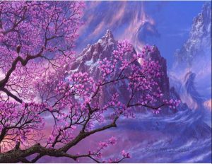 Blossom Trees Paint By Numbers