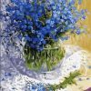 Blue Flowers Paint By Numbers