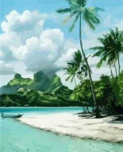 Bora Bora Paint By Numbers