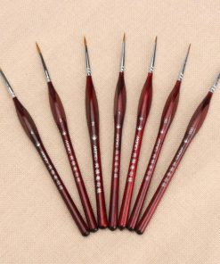 Brown Acrylic Paint-Brush Set