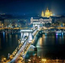 Budapest at Night Paint By Numbers