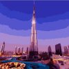 Burj Khalifa Dubai Paint By Numbers