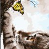 Butterfly and Cat Paint By Numbers