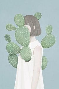 Cactus Girl Paint By Numbers