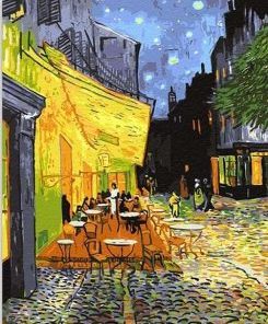 Café Terrace Paint By Numbers