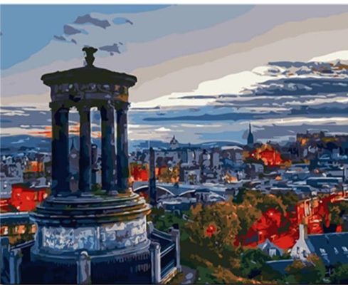 Calton Hill Paint By Numbers