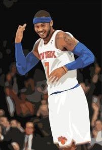 Carmelo Anthony Paint By Numbers