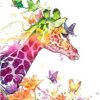 Cartoon Giraffe Paint By Numbers