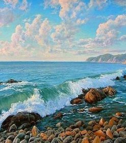 Coast Seascape Paint By Numbers