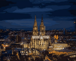 Cologne Cathedral Paint By Numbers