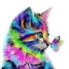 Colored Cat Paint By Numbers