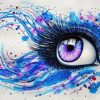 Colored Eyes Paint By Numbers